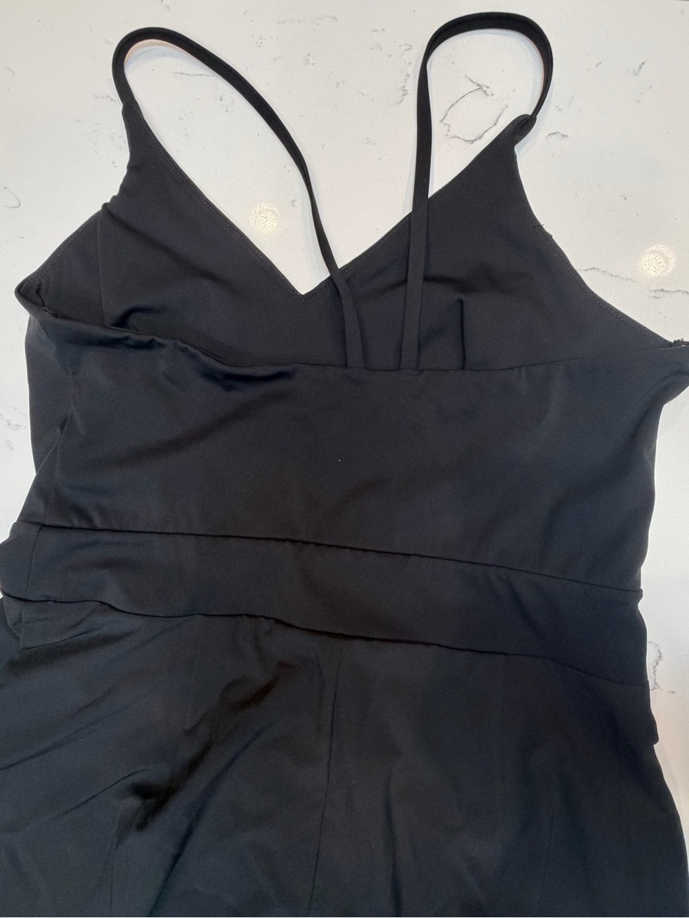 NWT HALARA Black Wide-Leg Athletic Jumpsuit Size M - Picture 7 of 7